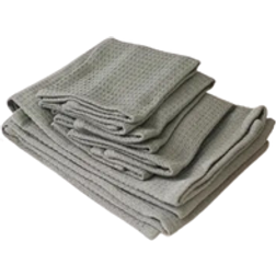 OlsenHome Våfflade Kökshanddukar 28x28 cm 3-pack Andegrön Diskduk Grön (28x28cm)