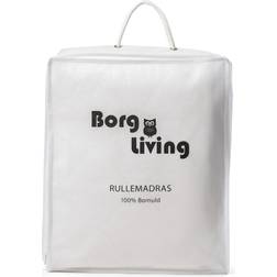 Borg Living 160x200 cm Kokäkta Madrasskydd Vit (200x160cm)