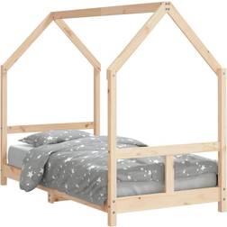 vidaXL Sängram för Barnsäng 80x160 cm Massiv Furu