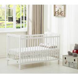 MCC Brooklyn Baby Cot Crib With Water Repellent Mattress