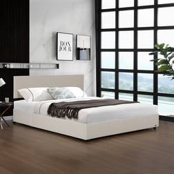 Corium Juva Slatted Frame Beige 148x212.5cm
