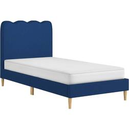 Flair Ellis Single with Cloud Headboard - Blue Frame Bed