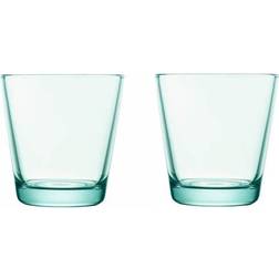Iittala Kartio Aqua Green Drinking Glass 21cl 2pcs