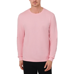 Lacoste Men's Waffle-Knit Thermal Sleep Shirt - Lotus