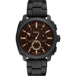 Fossil Machine Quartz Herre Med Mørk Skive