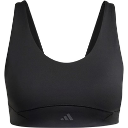 adidas All Me Luxe Medium-Support Bra - Core Black