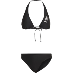 adidas Padded Sportswear Neckholder Bikini - Black/White