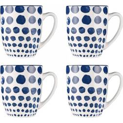 Procook Blue Dot Mug 41.4cl 4pcs