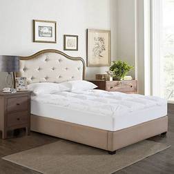 St. James Home Dual Chamber Down Alternative Nano Feather Topper One Size Mattress Cover White