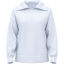 PINK Ivy Fleece Half-Zip Sweatshirt - Hydrangea Blue
