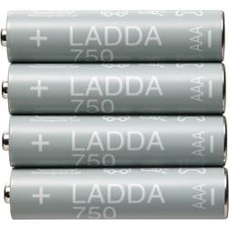 IKEA Ladda AAA 750mAh 4-pack
