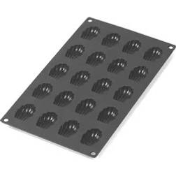 Lekue Lékué Madeleinesform Mini Silikon 20 St Svart Bakform