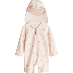 H&M Baby Sunsuit UPF50 - Peach/Fish (1119318014)
