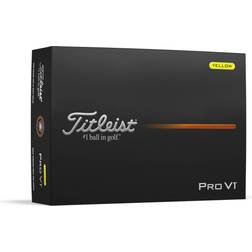 Titleist Pro V1 2025 Golfbolde 12-pack - Gul
