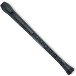 NuVo Recorder+ with Hard Case Baroque Fingering Black