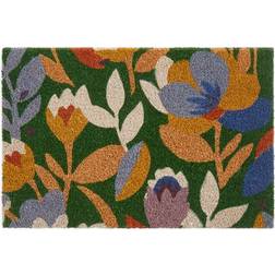 Elements Floral Coir Outdoor Doormat Multicolour 40x60cm