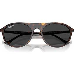 Ray-Ban Unisex Sunglass RB2215 - Havana Frame Black