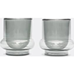 Tom Dixon Bump Kaffekopp 20 cl 2-pack Grey Mugg