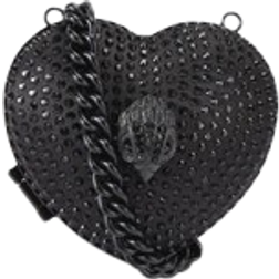 Kurt Geiger Micro Heart Clutch Bag - Black