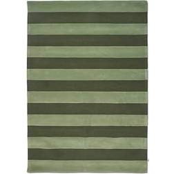 Classic Collection Stripe Boucle Tæppe Grøn 200x300 cm Grøn cm