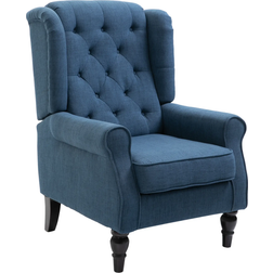 Homcom Elegant Blue Fåtölj 102cm