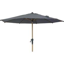Hillerstorp Parasol With Crank Handle 300 cm Dark Grey