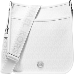 Michael Kors Luisa Large Signature Logo Messenger Bag - Opt/Allum