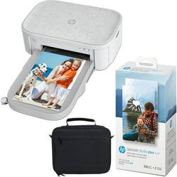 HP Sprocket Studio Plus 4x6 Instant Color Photo Printer Bundle