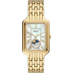 Fossil Dam Analog Kvartsur Med Rostfritt Stål Armband ES5398 Guld