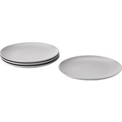 IKEA Färgklar Light Gray Flat tallrik 26cm 4st