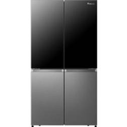 Hisense RQ5X560SFLES Smart Fridge Freezer Stainless Steel, Black