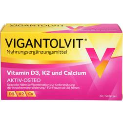 Vigantolvit Vitamin D3 K2 Calcium Filmtabletten 60 St