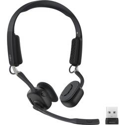 Shokz OpenMeet UC Bone Conduction Headset with USB-A Adapter