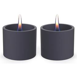 Tenderflame Breeze Black Lykta 7.5cm 2st