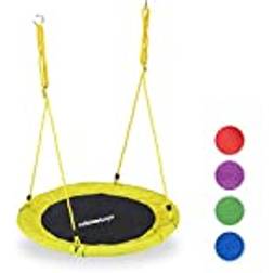 Relaxdays Round Nest Swing Adjustable 90 cm