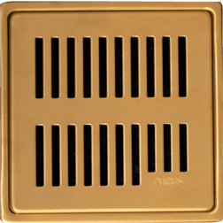 Purus Square Rib Mässing 154x154 mm
