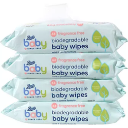 Boots Baby Biodegradable Fragrance Free Wipes 64pcs