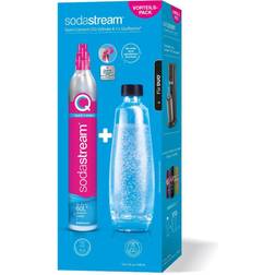 SodaStream Quick Connect Kulsyrepatron 60L + Glasflaske 1L
