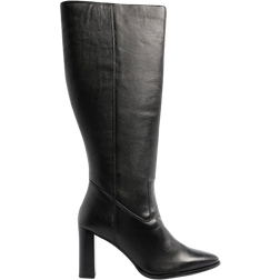 NA-KD Round Toe Knee Boots - Black