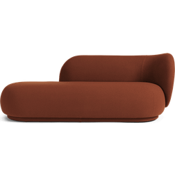 ferm LIVING Rico Divan Right Tonus Red Brown Soffa 203cm 2-sits