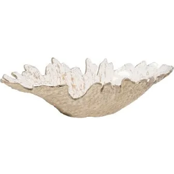 BigBuy Home Tray White Bowl 62cm