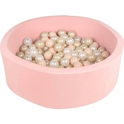 BabyTrold Ball Round Pool Rose 90x30cm -100 balls - 100 baller