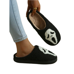 Shein New Women's Halloween Atmosphere Slippers, Cute And Funny, For Autumn And Winter