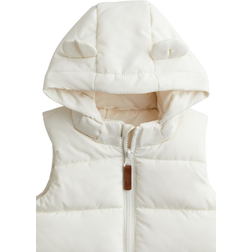 H&M Hooded Vest - White (1232173002)