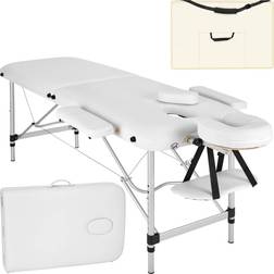 tectake Massagebriks med 2 zoner - Hvid