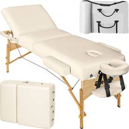 tectake Somwang Massagebriks med 3 zoner 7.5cm Polstring - Beige