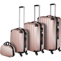 tectake Pucci - Set of 4 Rose Gold