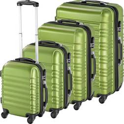tectake Resväskor ABS 4-set
