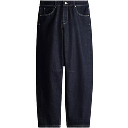 H&M Barrel Regular Jeans - Dark Denim Blue