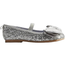 H&M Glittery Ballet Pumps - Silver Coloured/Frozen